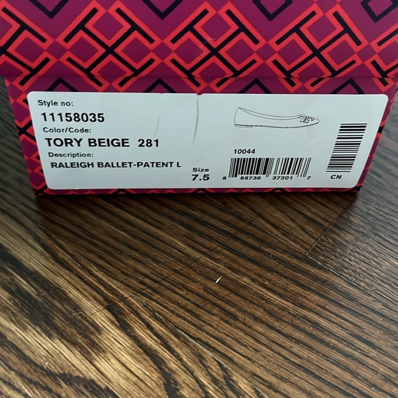 Tory Burch Raleigh Ballet flat, Beige, size 7.5 - Picture 4 of 4